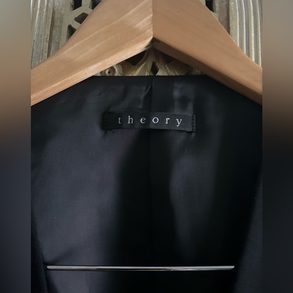 New Theory Black Vest Garris New Taylor Dinner Engagement Wedding Party elegant - Picture 7 of 11